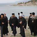 Metropolitan Hilarion arrives in Athos