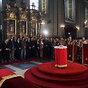 Serbian Patriarch Irinej serves memorial service to the suffered in the wars fought in the 1990s