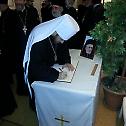 Metropolitan Hilarion offers up prayers for the repose of Patriarch Ignatius