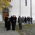 Serbian Patriarch Irinej celebrates in Grocka