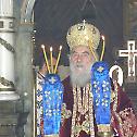 Serbian Patriarch Irinej celebrates in Grocka