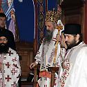 Bishop Fotije celebrates at Krka Monastery