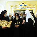 Грузински патријарх Илија у Москви