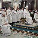 Primate of Russian Church celebrates Divine Liturgy at the Cathedral of Christ the Saviour on Christmas Eve