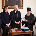Mayors of Corfu, Lefkada and Governer of the Ionian Islands visit Serbian Patriarch 