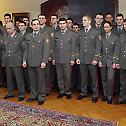 Audience for cadets at the Serbian Patriarchate on the occasion of the feast of Saint Simeon the Myrrh-Gusher