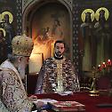 Serbian Patriarch celebrates at the Cathedral church on Memorial Saturday 