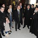 Serbian Patriarch Irinej meets with Prime Minister Dacic and Christopher Forbes