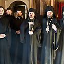 Bishop Gerasim celebrates at Representation of the Serbian Church in Moscow