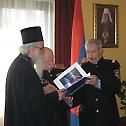 Козаци из Јалте у посети Епископу ваљевском Милутину 