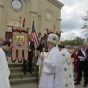 Bishop Mitrophan Visits St. George Church in Hermitage