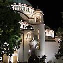 Midnight Easter Liturgy at Saint Sava Cathedral Church on Vracar