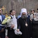 Patriarch Kirill with delegations of Orthodox Churches comes to Kiev
