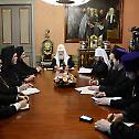 His Holiness Patriarch Kirill meets with delegation of Ecumenical Patriarchate