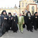 Српска црквена делегација у Московској духовној школи 
