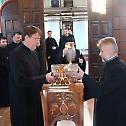 Први састанак Владике Хризостома са свештеницима и монасима Архијерејског намјесништва зворничког