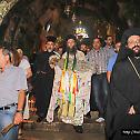 Descent of The Dormition of Theotokos Icon to Gethsemane