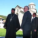 Председник Хрватске посетио манастир Високи Дечани