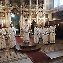 The feast of Beheading of Saint John the Baptist in Cathedral church in Novi Sad