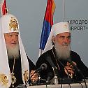 His Holiness Patriarch Kirill of Moscow and All Russia arrives in Belgrade