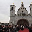 Освећење храма у Подгорици (ФОТОГАЛЕРИЈА)