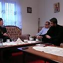 Начелници општина Дрвара и Источног Дрвара код eпископа Атанасија