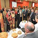 Епископи Иринеј и Атанасије на сабору Петровчана у Новом Саду
