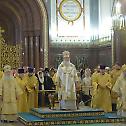 On his birthday Patriarch Kirill celebrates the Divine Liturgy at the Church of Christ the Saviour