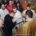 Епископ бачки Иринеј у Светојованском храму у Бачкој Паланци