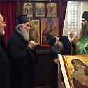 Patriarch Irinej in skete of Saint Spyridon in North Hessen