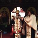 Serbian Patriarch in the church of the Resurrection of Christ in Berlin