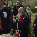 Patriarch Irinej in skete of Saint Spyridon in North Hessen