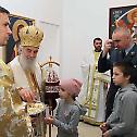 Patriarch Irinej consecrated the chapel at the Military Academy 