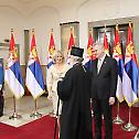 President Tomislav Nikolic gives a solemn reception regarding Statehood Day of Serbia