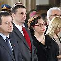 President Tomislav Nikolic gives a solemn reception regarding Statehood Day of Serbia