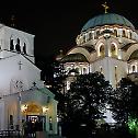 Easter midnight Liturgy at Saint Sava Memorial Cathedral