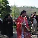 Честица моштију Свете Петке у манастиру у Беркасову