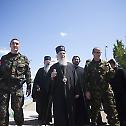 Serbian Patriarch Irinej in Obrenovac