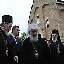Патријарх српски и архијереји стигли у Студеницу