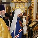 Metropolitan Hilarion of Volokolamsk and representatives of Local Orthodox Churches celebrate Divine Service at Representation of Orthodox Church of Antioch in Moscow on feast day of the Synaxis of Archangel Gabriel