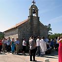 Освештана обновљена црква Светог Стефана у селу Главска