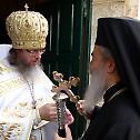 His Beatitude Patriarch Theophilos III of Jerusalem and All Palestine Visits Russian Gethsemane