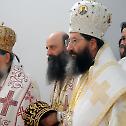 Bishop Justin of Zica enthroned