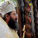 Bishop Justin of Zica enthroned