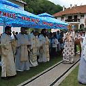 Пренос моштију Светог  архиђакона Стефана свечано прослављен у манастиру Никоље 