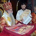 Oсвећење антиминса у манастиру Драгаљевцу