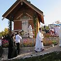 Освештана црква брвнара у Коритима