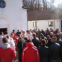Литургијско сабрање у манастиру Ћелије