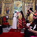 Ecumenical Patriarch Bartholomew welcomes Pope Francis