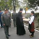 Посета епископа Јустина Другој бригади КоВ Србије 